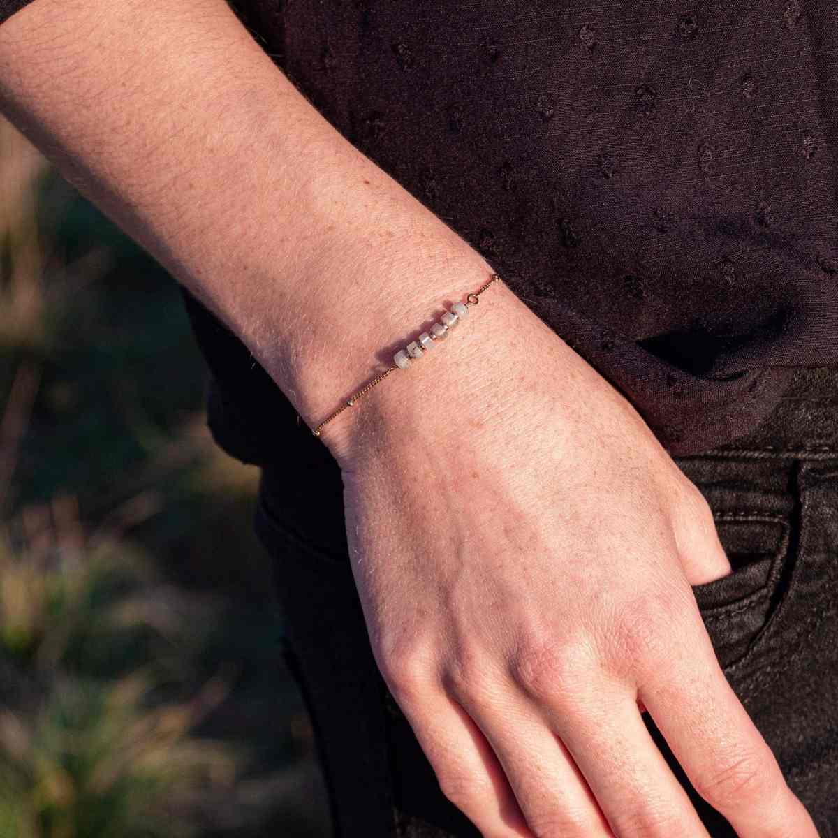 Bracelet Femme Sloya Serena en pierres Labradorite