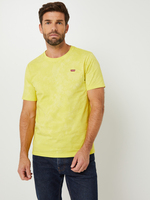 LEVI'S Tee-shirt Manches Courtes Effet Tie And Dye Jaune
