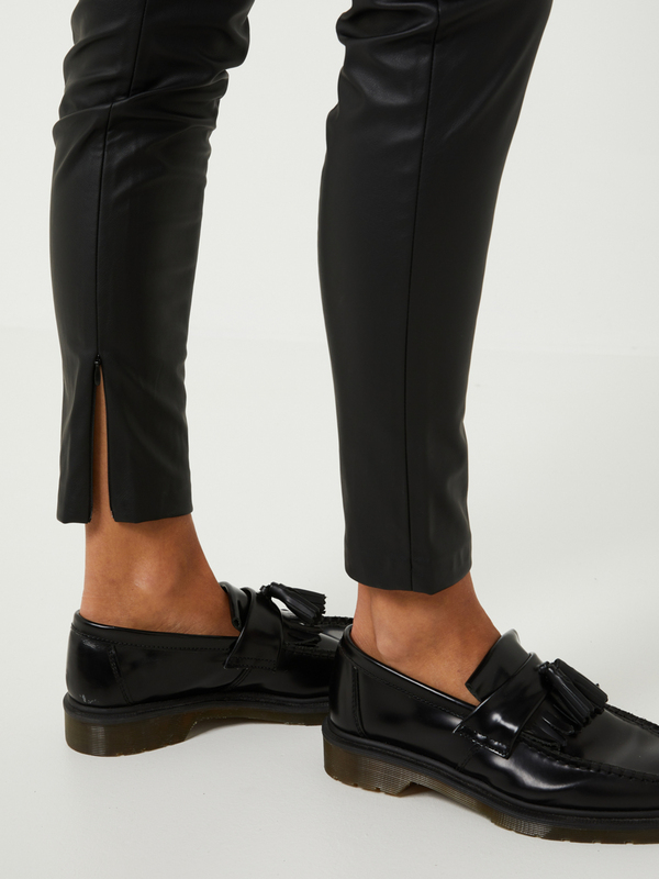 DESIGUAL Pantalon Legging Uni Noir Photo principale
