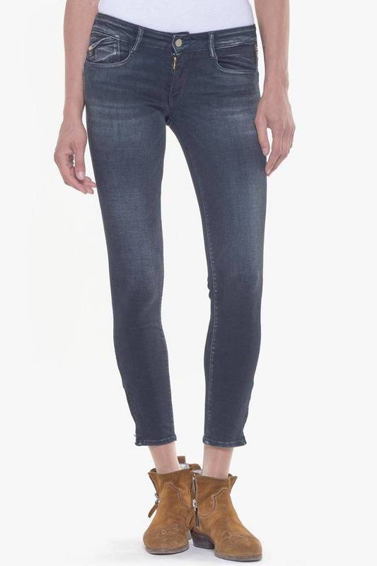 LE TEMPS DES CERISES Jeans Push-up Slim Pulp, 7/8me BLACK / BLUE 1039851