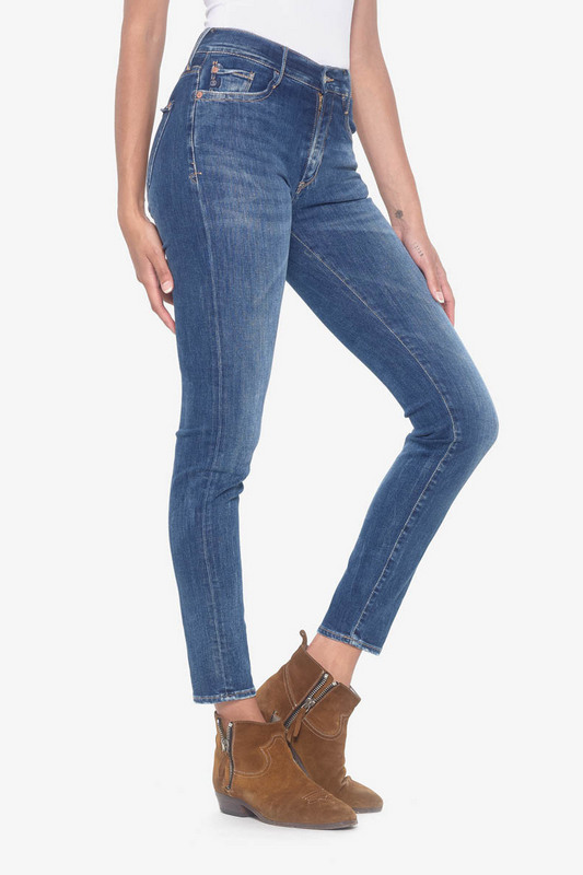LE TEMPS DES CERISES Jeans Skinny Taille Haute Power, Longueur 34 BLEU Photo principale
