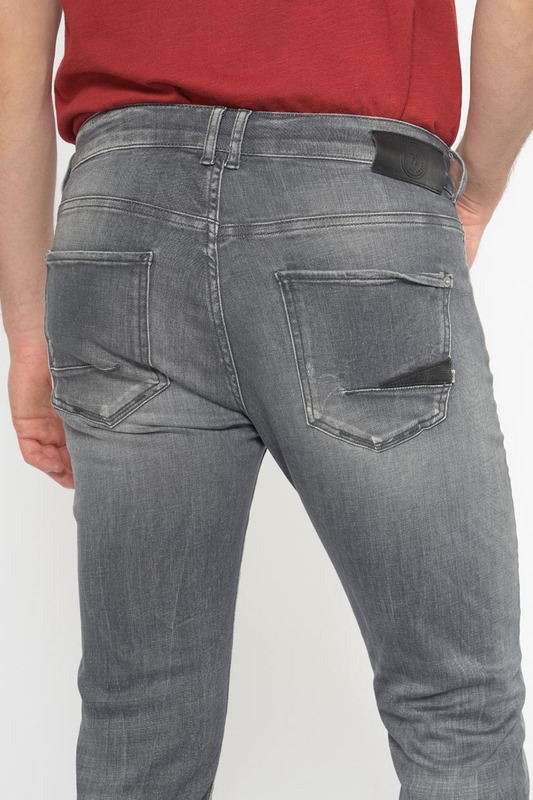 LE TEMPS DES CERISES Jeans Skinny Power, 7/8me GREY Photo principale