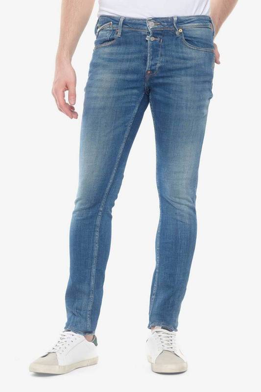LE TEMPS DES CERISES Jeans Ajust 600/17, Longueur 34 VERT 1039974