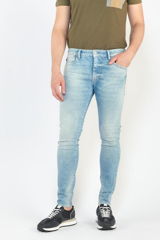 LE TEMPS DES CERISES Jeans Skinny Power, 7/8me BLEU 1039975