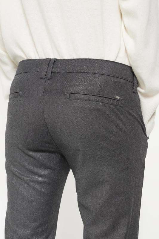 LE TEMPS DES CERISES Pantalon Chino Vittoria GRIS Photo principale