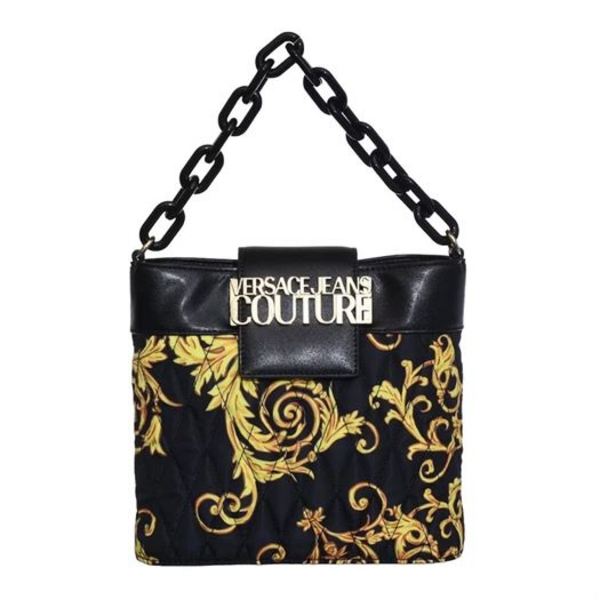 VERSACE JEANS COUTURE Sac A Main   Versace Jeans Couture 74va4bb7 Black/Gold 1040556