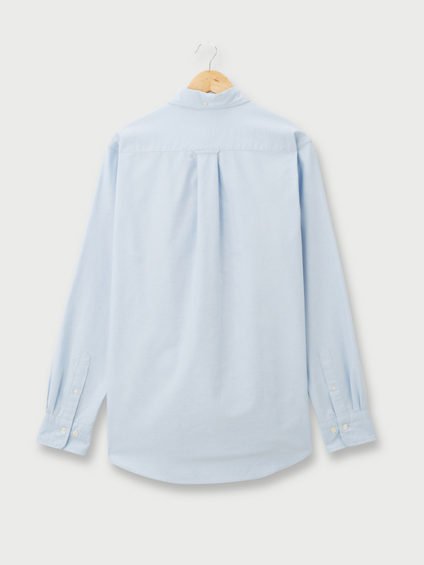 GANT Chemise Sportswear Oxford Unie Coupe Droite 100% Coton Bleu ciel Photo principale