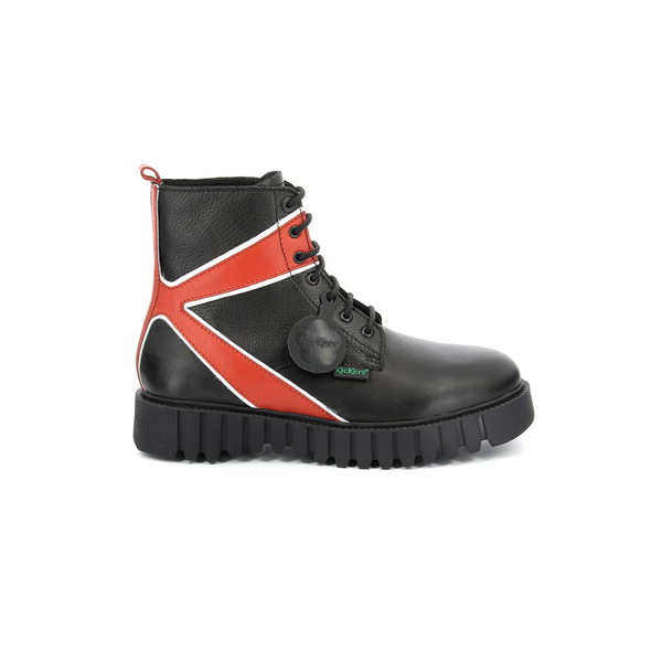 KICKERS Boots Cuir Kick Fabulous Noir 1040792