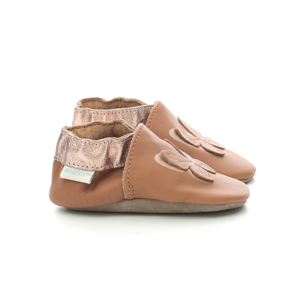 ROBEEZ Chaussons Cuir Fly In The Wind Camel 1041971