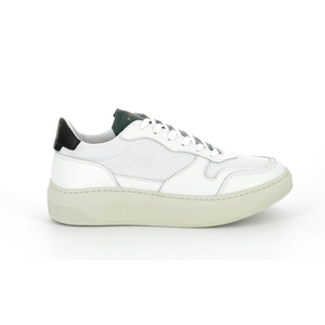 PIOLA Sneakers Basses Cuir Piola Cayma Vert/blanc