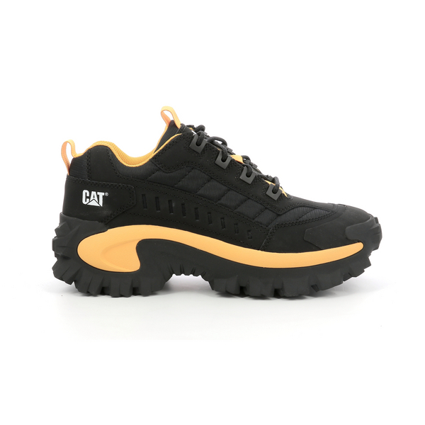 CATERPILLAR Sneakers Basses En Cuir Intruder Black/cat yellow