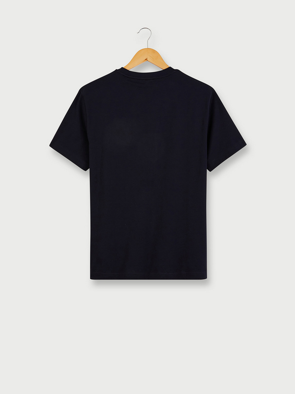 GANT Tee-shirt 100% Coton Chin Mini Logo Brod Bleu marine Photo principale