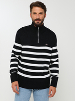 TOMMY JEANS Pull Marinire  Col Camionneur, Polyester Recycl Bleu marine