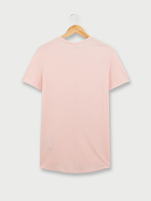 TOMMY JEANS Tee-shirt Polycoton, Mini Logo Rose clair Photo principale
