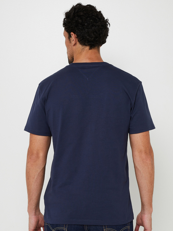 TOMMY JEANS Tee-shirt Col Rond Avec Logo Et Signature Brods Bleu marine Photo principale