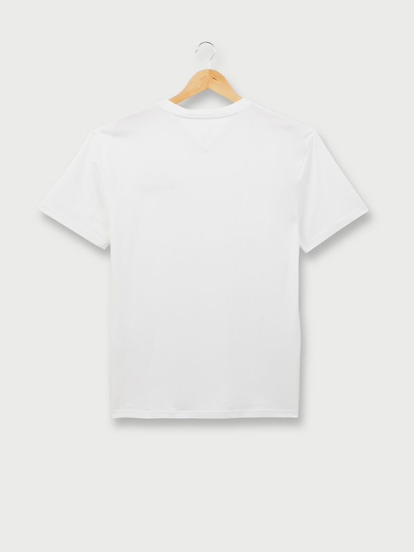 TOMMY JEANS Tee-shirt Manches Courtes Mini Logo Brod Blanc Photo principale
