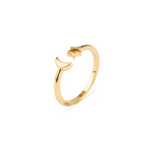 LUXENTER Luxenter Bague Onsah, Finition Or Jaune 18k Or