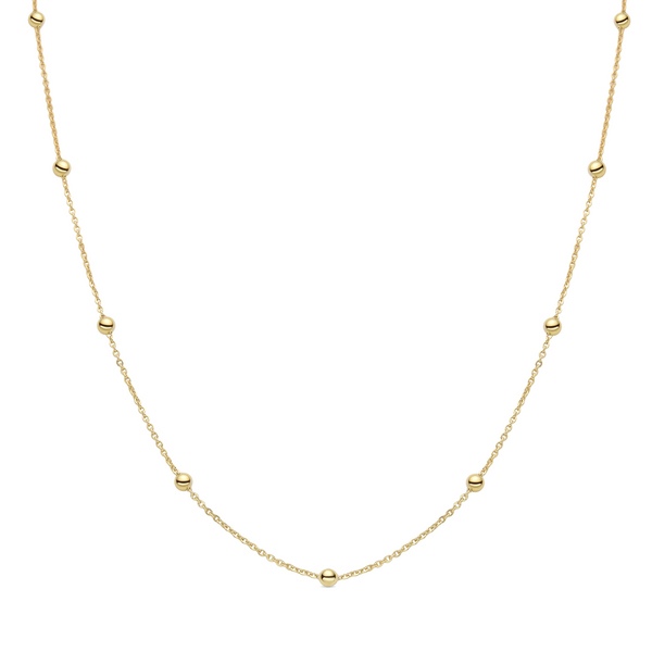 LUXENTER Collier Luxenter Liydat, En Or Jaune 18 Carats, Finition Rhodie Or 1046200