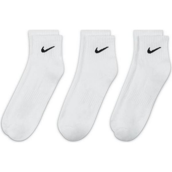 NIKE Chaussettes   Nike U Nk Everyday Cush Qtr 3p white Photo principale