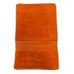 LE COMPTOIR DE LA PLAGE Serviette De Bain ponge Velours Unie Classy Orange 90x180 500g/m orange nectarine