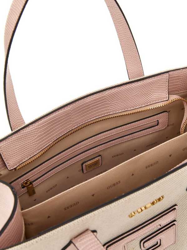 GUESS Cabas / Shopping Guess G Status 2 Compartment Natural/light Rose Wk919822 Natural/Light Rose (NLR) Photo principale