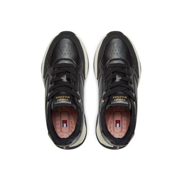 TOMMY HILFIGER Baskets Mode   Tommy Hilfiger Low Cut Lace-up Sneaker noir Photo principale