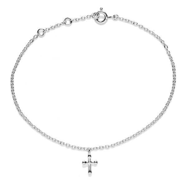 AGNES DE VERNEUIL Bracelet Mini Croix Argent 1048192