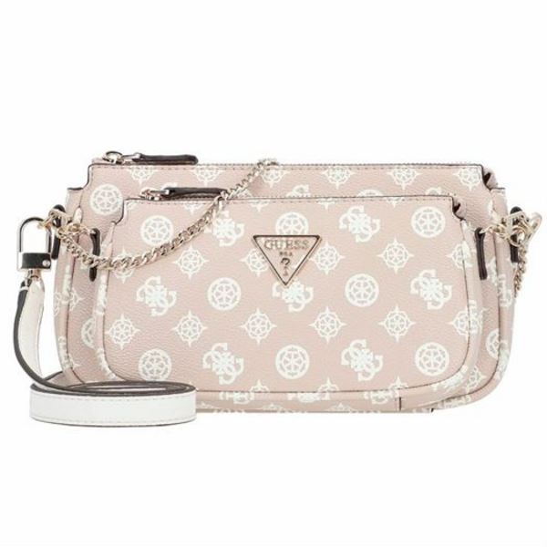 GUESS Sac A Main   Guess Noelle Dbl Pouch Crossbod light rose Photo principale