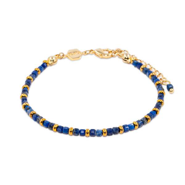 SLOYA Bracelet Karia En Pierres Lapis-lazuli Bleu Photo principale