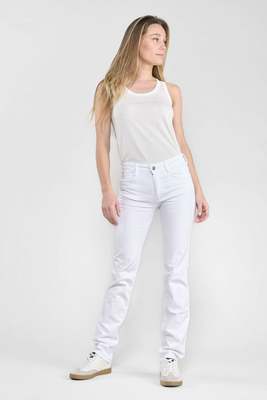 LE TEMPS DES CERISES Jeans Push-up Regular, Droit Taille Haute Pulp, Longueur 34 BLANC