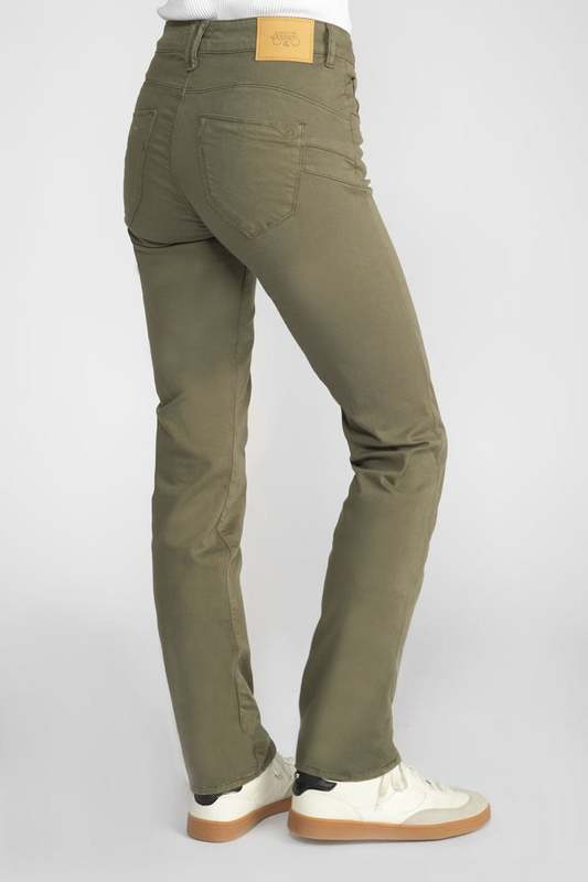 LE TEMPS DES CERISES Jeans Push-up Regular, Droit Taille Haute Pulp, Longueur 34 VERT Photo principale