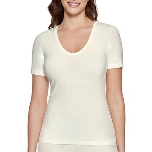 IMPETUS Tricot De Peau Manches Courtes Laine Lyocell Premium Wool Blanc