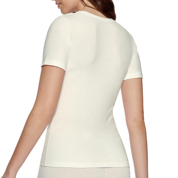 IMPETUS Tricot De Peau Manches Courtes Laine Lyocell Premium Wool Blanc Photo principale