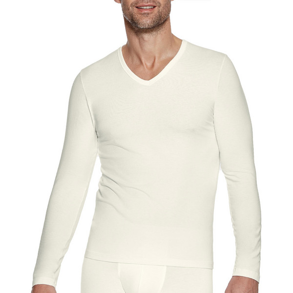 IMPETUS T-shirt Seconde Peau Manche Longue Laine Et Lyocell Premium Wool Blanc 1049543