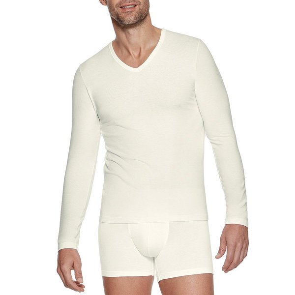 IMPETUS T-shirt Seconde Peau Manche Longue Laine Et Lyocell Premium Wool Blanc Photo principale
