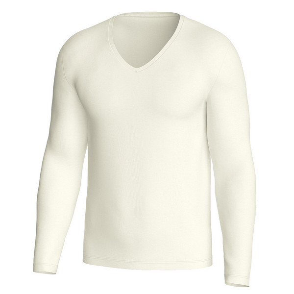 IMPETUS T-shirt Seconde Peau Manche Longue Laine Et Lyocell Premium Wool Blanc Photo principale