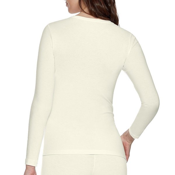 IMPETUS Tricot De Peau Manches Longues Laine Lyocell Premium Wool Blanc Photo principale