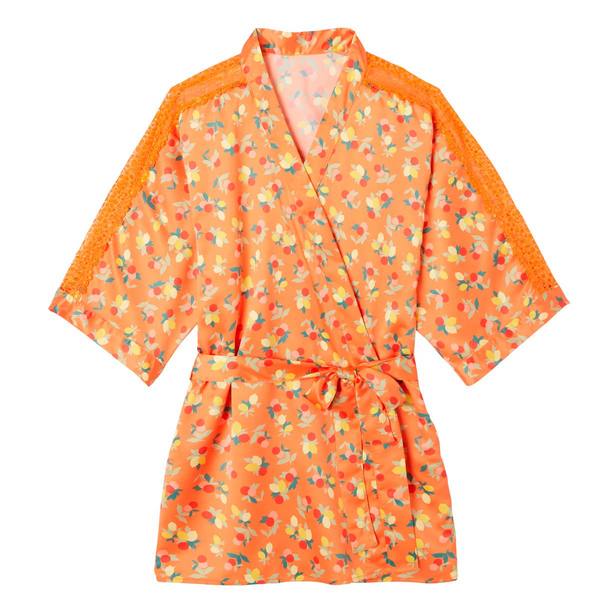 POMM POIRE Kimono Imprim Noumea orange Photo principale