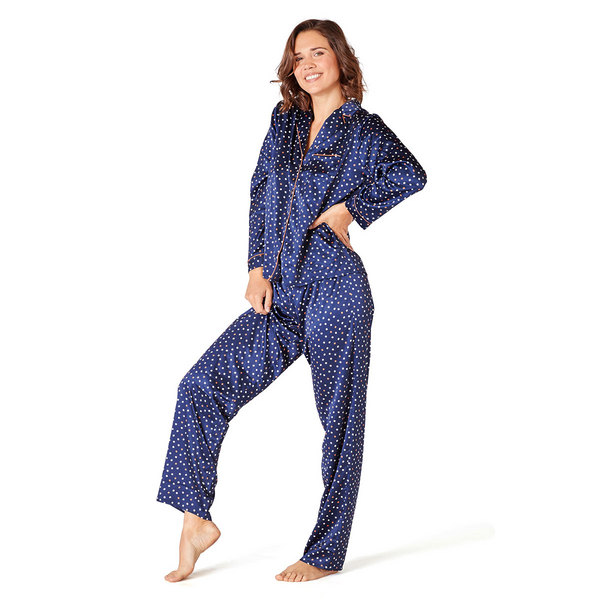 POMM POIRE Top De Pyjama Brooklyn bleu 1049866