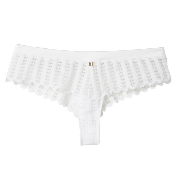 POMM POIRE Shorty Tanga Speculoos blanc Photo principale