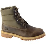 TIMBERLAND Boot Timberland Petits Prem 6 In Quilt Olive Full Grain