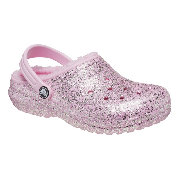 CROCS Sabot  Enfiler Crocs Enfant Classic Lined Glitter Flamingo Rose Photo principale