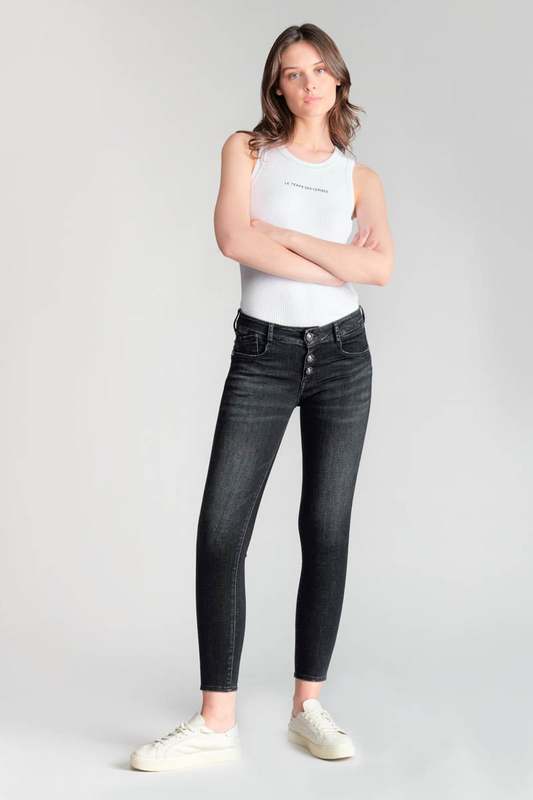 LE TEMPS DES CERISES Jeans Push-up Slim Pulp, 7/8me NOIR 1053346