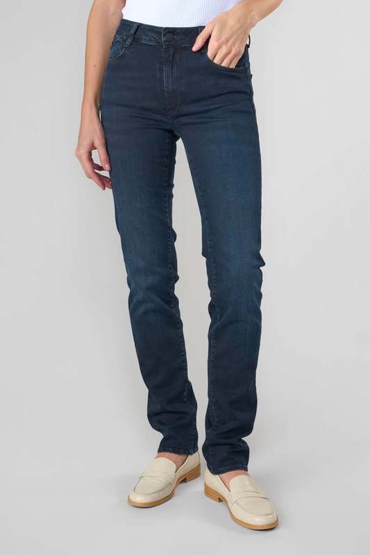 LE TEMPS DES CERISES Jeans Push-up Regular, Droit Taille Haute Pulp, Longueur 34 BLEU 1053357