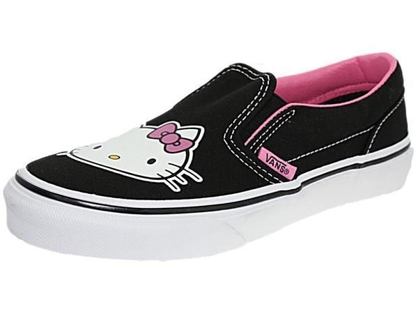 VANS Baskets Mode   Vans Slip- On Hello Kitty Noir
