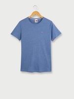 TOMMY JEANS Tee-shirt En Polycoton Mini Logo Brod Bleu