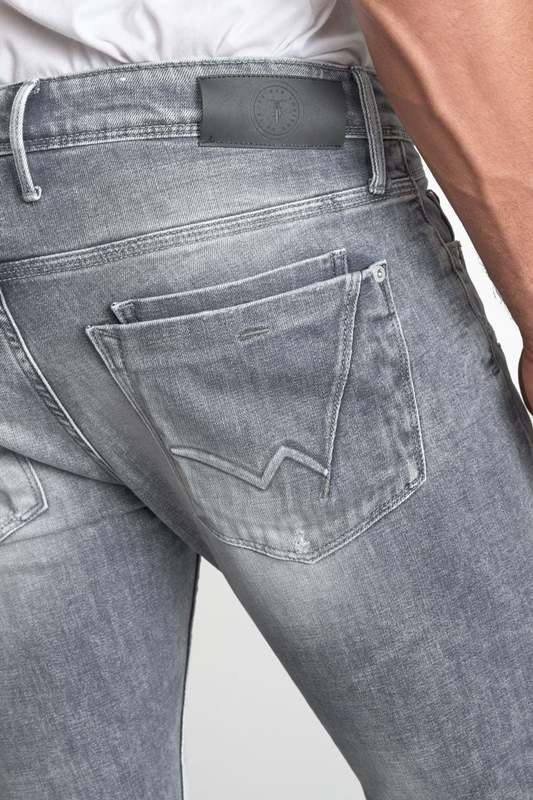 LE TEMPS DES CERISES Jeans Regular, Droit 700/17, Longueur 34 GRIS Photo principale