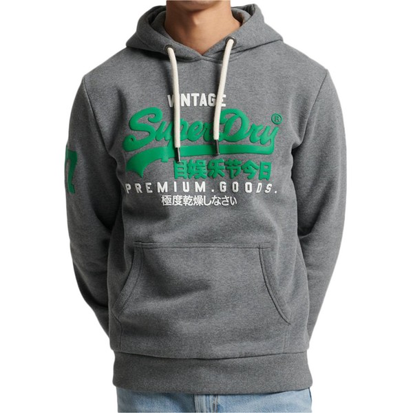 SUPERDRY Sweat  Capuche Superdry Vintage Vl Classic Hood Charbon Chin 1053898