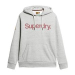 SUPERDRY Sweat  Capuche Superdry Core Logo Classic Hoodie Gris Athelic