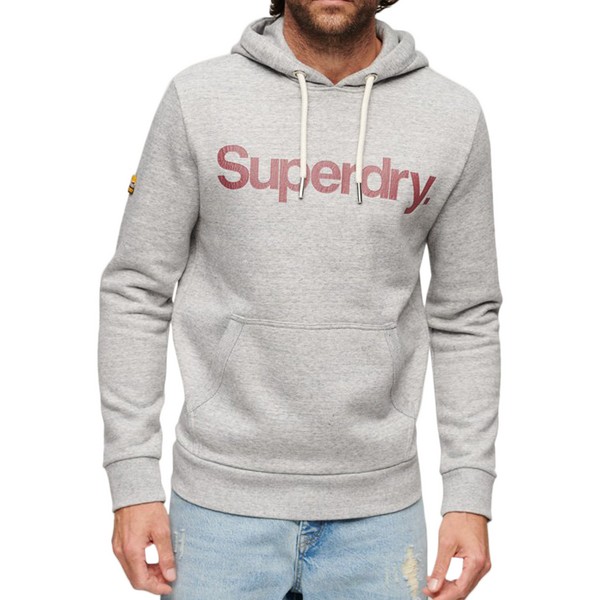 SUPERDRY Sweat  Capuche Superdry Core Logo Classic Hoodie Gris Athelic Photo principale